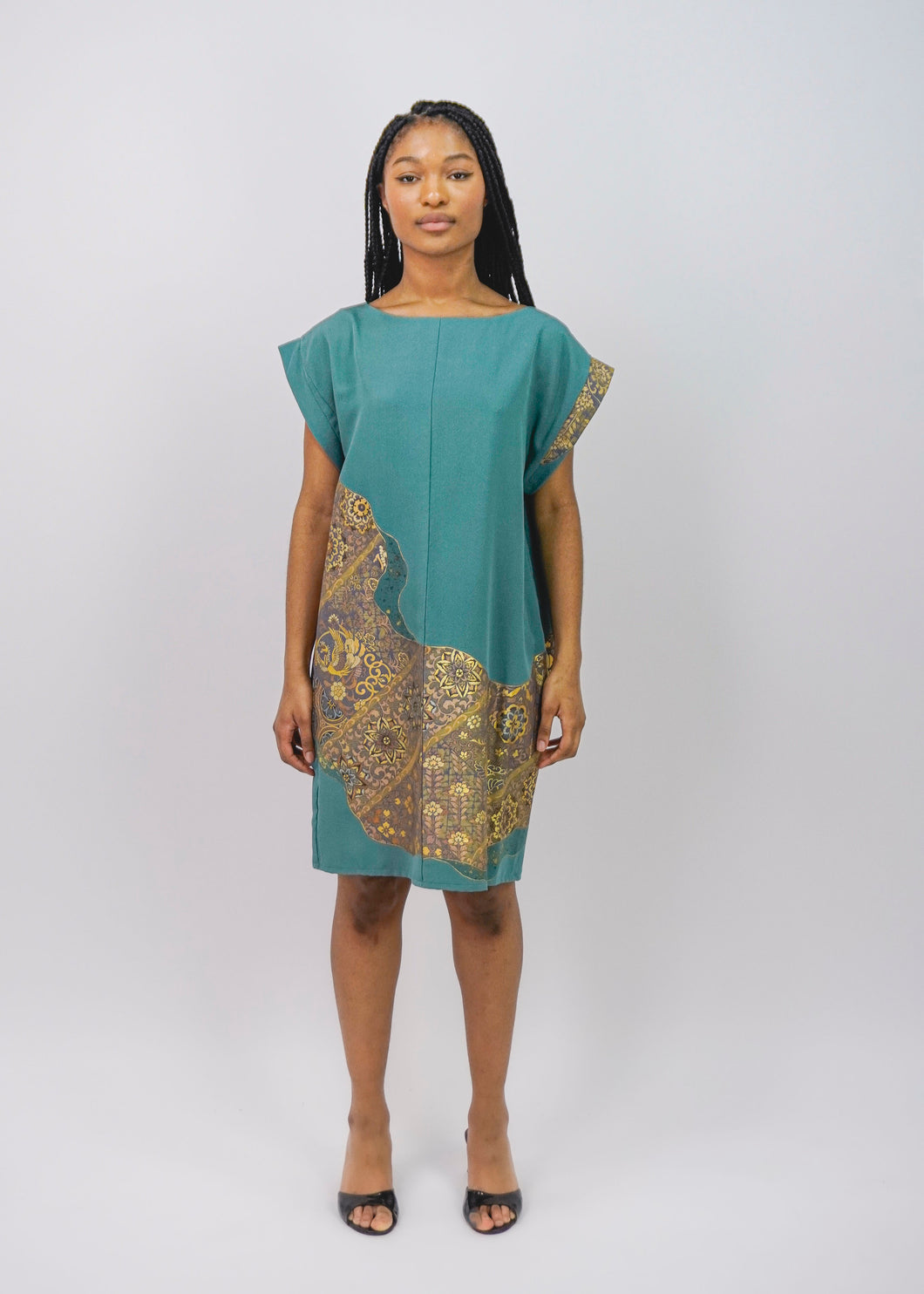 Robe Tomesode Jade au Phénix doré